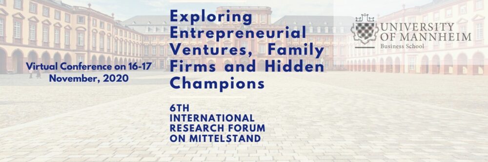 Exploring Entrepreneurial Ventures, Family Firms and Hidden Champions